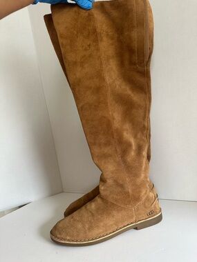UGG Chestnut Suede Knee-High Boots